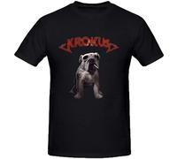 Krokus Dirty Dynamite Unisex T-Shirt Printed tee Black Mens Top Shirt M