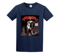 Krokus Dirty Dynamite Unisex T-Shirt Printed tee Navy Mens Top Shirt XL