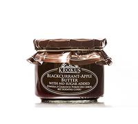 Krokus Mantequilla de manzana sin azúcar grosella negra, 310 g (paquete de 6)