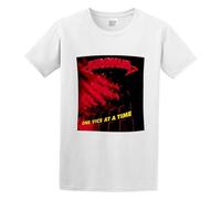 Krokus One Vice At A Time Unisex T-Shirt Printed tee White Mens Top Shirt L