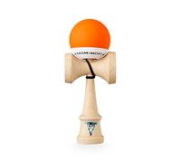 KROM Juguete Kendama - Pop Naranja - Resistente y Duradero - Mejora el Balance, los Reflejos y la Creatividad -Kendama Modelo Pro Hecho para Principiantes y Expertos