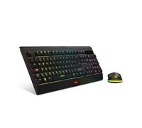 Pack Gaming Krom Kabala/ Teclado + Ratón Inalámbricos