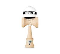 KROM Kenadama Joguete - Strogo Blanco - Textura Suave y Equilibrio Habilidades Cognitivas Mejoradas - Mejor Equilibrio, Reflejos y Creatividad - Modelo Kendama para Principiantes y Expertos.