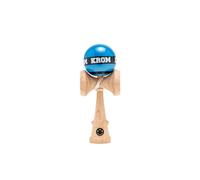 KROM Kendama Micro Azul Oscuro - Mini Kendama de Madera de Haya - Totalmente jugable - Tamaño de Bolsillo - para Principiantes y Profesionales