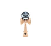 KROM Kendama Micro Negro - Mini Kendama de Madera de Haya - Totalmente jugable - Tamaño de Bolsillo - para Principiantes y Profesionales