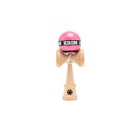 KROM Kendama Micro Pink - Mini Kendama de Madera de Haya - Totalmente jugable - Tamaño de Bolsillo - para Principiantes y Profesionales