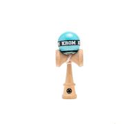 KROM Kendama Micro Sky Blue - Mini Kendama de Madera de Haya - Totalmente jugable - Tamaño de Bolsillo - para Principiantes y Profesionales