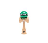 KROM Kendama Micro Verde Oscuro - Mini Kendama de Madera de Haya - Totalmente jugable - Tamaño de Bolsillo - para Principiantes y Profesionales