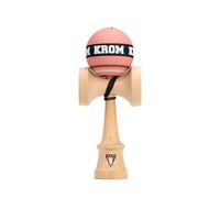 KROM Kendama STROGO Neapolitan Strawberry - Kendama de Madera para Principiantes y Jugadores avanzados - Juego de Habilidad para Uso Interior y Exterior - Juguete de Madera con Cuerda y Bola