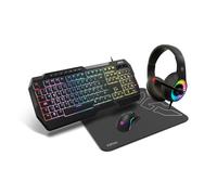 Krom Kenya Pack Periféricos Teclado + Ratón + Auriculares + Alfombrilla