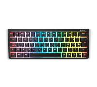 KROM Kreator - Teclado Gaming mecánico, Teclas retroilumniadas RGB con 20 Efectos, switches Intercambiables, antighosting, Compatible con Windows, Mac y Android, Layout español, Color Negro