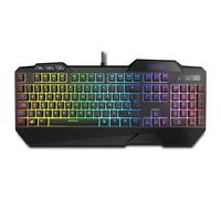 Krom KRUSHER - NXKROMKRSHRSP - Combo Gaming Teclado + Raton - Teclado Semi-Mecánico Retroiluminado, Ratón con Sensor Optico 6400 DPI LED 6 colores