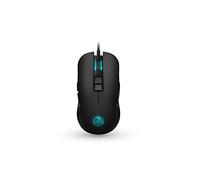 Krom Movistar Riders Mouse - NXKROMRIDERSM - Ratón Óptico Gaming Movistar RIDERS RGB, Color Negro