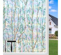 KROMAPOLIS Vinilo Adhesivo Cristal Vinilos para Ventanas y Privacidad Decorativos Bloqueo UV Verde - 44.5x200cm