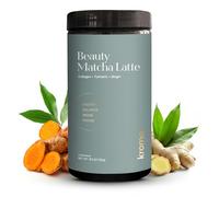 Kroma's Beauty Matcha Latte en polvo, 503 g, 60 porciones, colágeno ceremonial de grado ceremonial, té verde matcha con proteínas para una piel radiante y soporte capilar con colágeno bovino, con