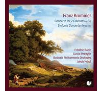 Krommer: Concierto Para 2 Clarinetes; Sinfonía Concertante / Frédéric Rapin, Clarinete. Curzio Petraglio, Clarinete. Budweis Philharmonic Orchestra. Jakub Hrůsă, Dirección