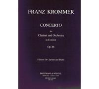 KROMMER F. - Concierto en Mi menor Op.86 para Clarinete y Piano (Kuffner/Martin)