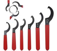 Kronabelle 6 llaves en espiral ajustables, herramienta de llave en forma de C para ajustes del sistema de suspensión y choque