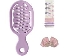 Kronabelle Juego de peines, caja de regalo para jóvenes, pequeño juego portátil con peines de masaje con cojín de aire, añade estilo y volumen para alisar el cabello