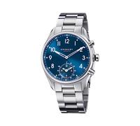 Kronaby Reloj Inteligente Hombre Híbrido de Acero Inoxidable 316l - Analógico Inteligente - Resistente al Agua 10 ATM S3760/1 - Control Música, Cuenta Pasos, Notifica y Rechaza Llamadas - Apex