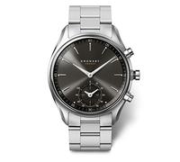 Kronaby Reloj Inteligente Hombre Híbrido de Acero Inoxidable 316l | Analógico Inteligente, Resistente al Agua 10 ATM S0720/1, Control Música, Cuenta Pasos, Notifica y Rechaza Llamadas, Sekel