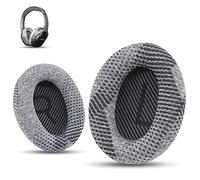 Krone Kalpasmos Almohadillas de Repuesto, compatibles con Bose QuietComfort 35 II / QC45/QC35/QC25/QC2 /QC15/ Ae2/Ae2i/Ae2w/SoundTrue y SoundLink, de Tela y Espuma viscoelástica, Toiles Noires