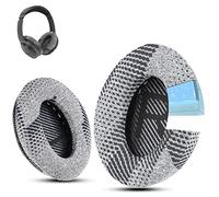 Krone Kalpasmos Almohadillas de Repuesto, compatibles con Bose QuietComfort 35 II / QC45/QC35/QC25/QC2 /QC15/ Ae2/Ae2i/Ae2w/SoundTrue y SoundLink, de Tela y Espuma viscoelástica, Color Negro