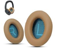 Krone Kalpasmos Almohadillas de Repuesto para Auriculares Bose QuietComfort 35 II / QC35 / QC25 / QC2 / QC15 / AE2 / AE2i / AE2w / SoundTrue & SoundLink Beige