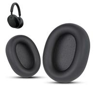 Krone Kalpasmos Almohadillas de repuesto para auriculares Sony WH-1000XM5 (WH1000XM5) con cancelación de ruido, cubiertas de cancelación de ruido premium 1000XM5 con piel de proteína suave y espuma