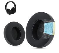 Krone Kalpasmos Almohadillas de repuesto para HyperX Cloud 1/2/WIRELESS/ALPHA/ALPHA S/CORE/Stinger/Flight/Mix, compatibles con Arctis 3/5/7/9, G Pro X, almohadillas ovaladas grandes de gel de refrigeración