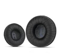 Krone Kalpasmos-Almohadillas de Repuesto Profesionales para Auriculares supraurales JBL Tune 600BT/T500BT/T450BT, Panasonic Technics RP-DJ1200/1210 y Logitech H390/H530 (Negras)