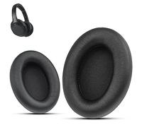 Krone Kalpasmos Almohadillas Profesionales de Repuesto para Sony WH-1000XM3, compatibles con Auriculares Sony WH-1000XM3 con cancelación de Ruido, Piel Suave, Espuma viscoelástica, Color Negro