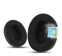 Krone Kalpasmos Cooling-Gel - Almohadillas ovaladas de repuesto para ATH M50X / M40X / SteelSeries Arctis/HyperX Cloud & Alpha/Sony MDR-7506 compatibles con muchos más auriculares