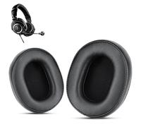 Krone Kalpasmos Repuesto premium para almohadillas Audio Technica M50X, ATH M50X, fundas de auriculares Audio Technica para ATH M50 M40X M40 M35 M30 MSR7 SX1 M-Series, espuma viscoelástica más suave y