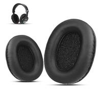 Krone Kalpasmos Sony MDR-7506 - Almohadillas de repuesto para los oídos, almohadillas suaves compatibles con Sony MDR7506 y Sony MDR-v6, MDR-V7, espuma viscoelástica, piel de proteína, tela de