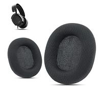Krone Kalpasmos SteelSeries - Almohadillas de repuesto para auriculares SteelSeries Arctis 7 y SteelSeries Arctis 7, 1, Pro, 3, 5, 7+, 7P, 7X, 9, Nova Pro, Prime, color negro