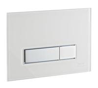 Kronenbach Plantec 2.0 botón de descarga para WC cromo brillante-blanco KB829011904