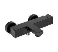 Kronenbach Quara 3.0 grifo de bañera y ducha a pared negro KB100363C11