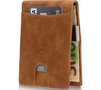 Kronenschein® Billetera para Hombre con Clip de sujeción para Billetes, Monedero pequeño, Cartera para Hombres RFID Billetera Delgada con Compartimento para Tarjetas de crédito