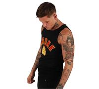 Kronk - Chaleco de entrenamiento de boxeo, ropa deportiva ligera, ropa de entrenamiento duradera, diseño icónico de guantes, chaleco de entrenamiento deportivo para hombre, Guantes negros, L