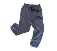 Kronk Pantalones deportivos ajustados con apliques de guantes, pantalones deportivos para hombre, mezcla de algodón pesado de primera calidad para un ajuste delgado y elegante con el icónico logotipo