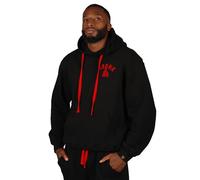 Kronk Sudadera con capucha para hombre, ajuste regular, Equipo de boxeo negro, XXL