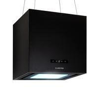 Klarstein Campana Isla Cocina, Extractor para Islas, Campana Isla Techo con Flujo de Aire 595m³/h y Temporizador, Campana Extractora Isla Regulable, Extractor Humos con 3 Modos y con Control App
