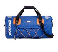 KRONOX Bolsa de lona impermeable grande - Bolsa seca resistente al agua para navegación. Ideal como bolsa de barco, bolsa de lona de camping y equipaje impermeable, Azul, 40 Liters, Deportes acuáticos