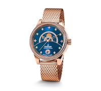 Kronsegler Morgenstern - Reloj de pulsera automático para mujer, color rosa, rose gold, Correa