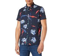 Kronstadt Johan Summer S/S Camisa, Flor, M para Hombre