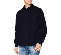 Kronstadt Shirt L/S Camisa, Navy, Large para Hombre