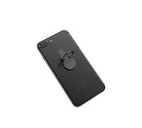 Kronya® | Portaobjetos Giratorio 360 ° para Smartphone | Sostenedor Aptitud Dedo Coche Celular Anillo Soporte teléfono móvil Apple iPhone iPad 7 8 10 X Samsung Galaxy S8 4 (Negro)