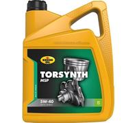 KROON OIL Aceite de motor 5W-40 Torsynth Aceite sintetico ACEA C3 API SN MSP 5L Compatible con VW Polo V Hatchback 6R1, 6C1 Golf 7 Hatchback 5G1, BQ1, BE1, BE2, BMW 5 Touring F11, SKODA, MERCEDES-BENZ