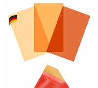 KROPP Láminas de color autoadhesivas para lámparas LED, 20x12 CM, 3 tonos de filtro de blanco cálido de para corrección de color, luz diurna a incandescente, filtros para focos LED, 3 uds. (20 x12 mm)